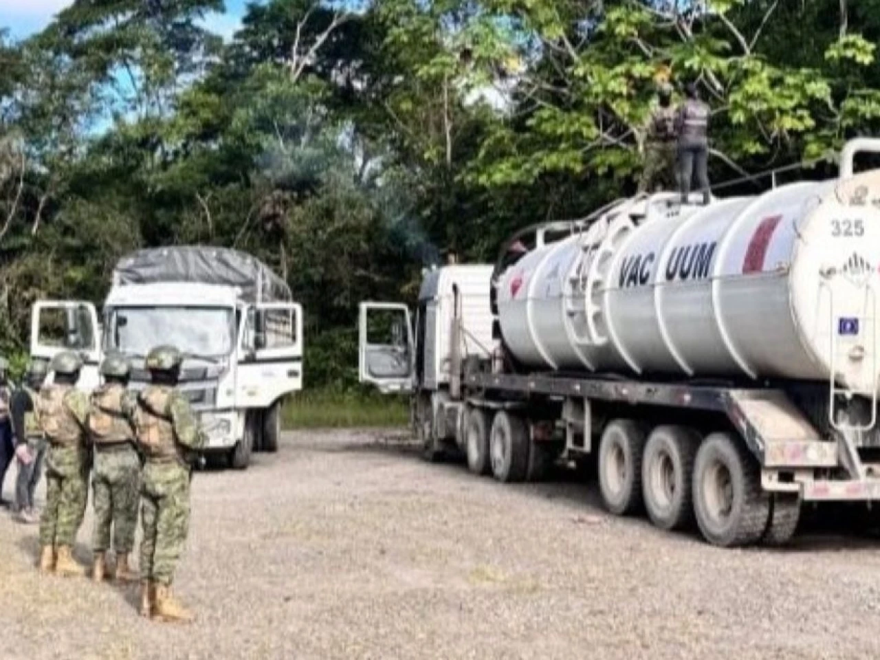 Sucumbíos: 10.000 galones de gasolina blanca fueron decomisados 