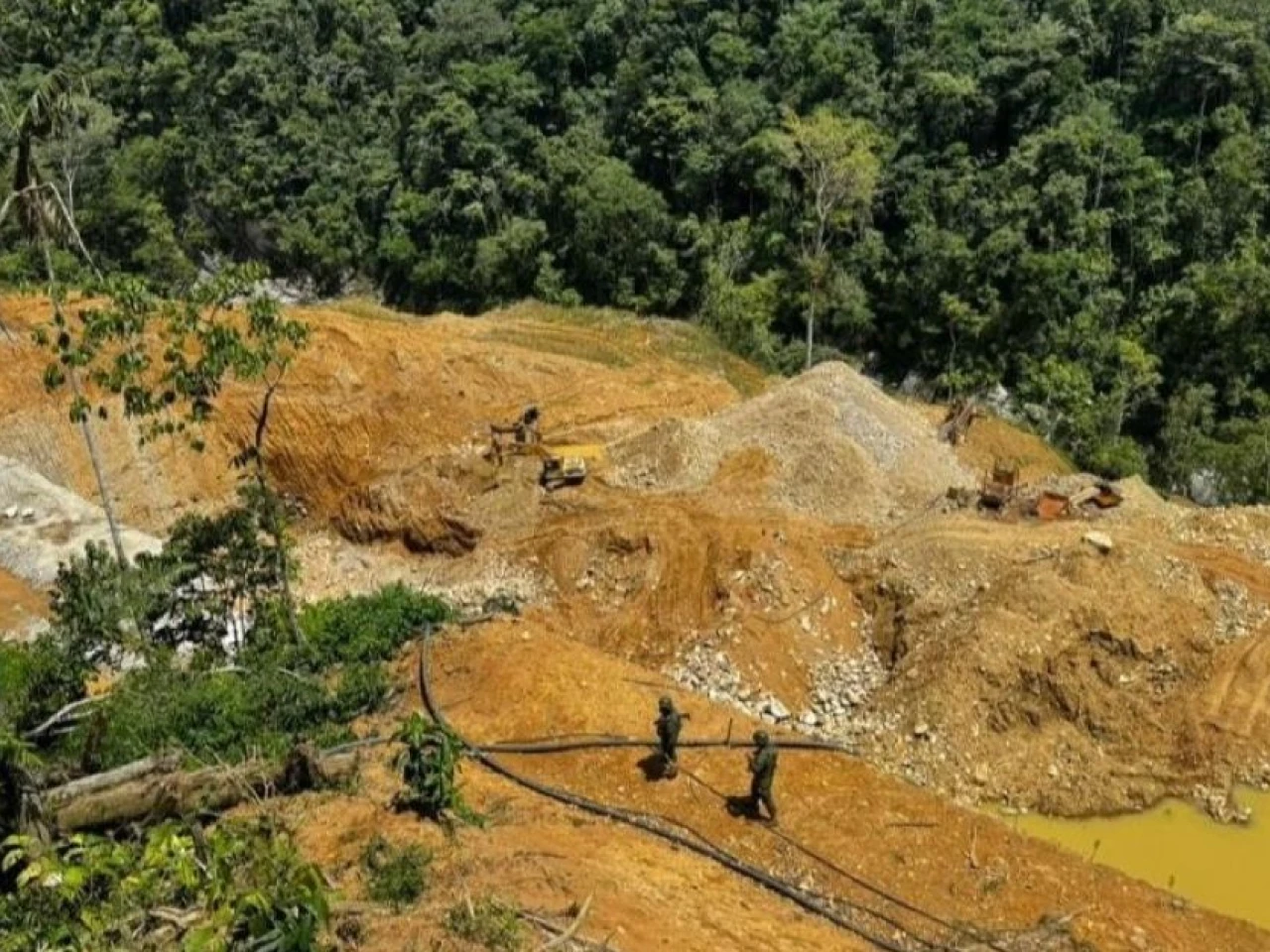 Morona: El río Santiago está afectado por la minería ilegal 