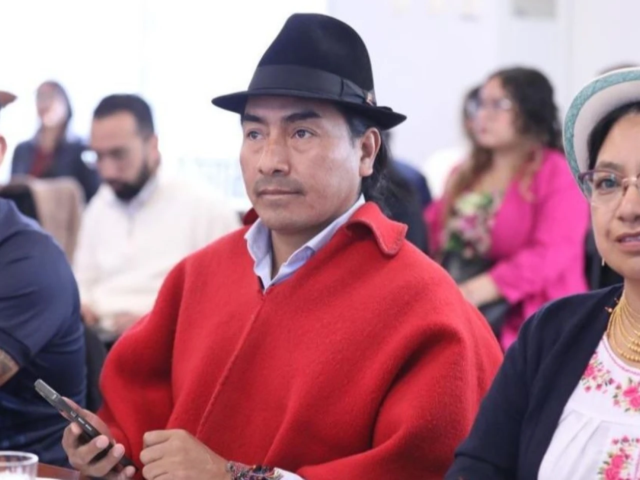 Leonidas Iza: No se puede cambiar ninguna moneda en este momento 