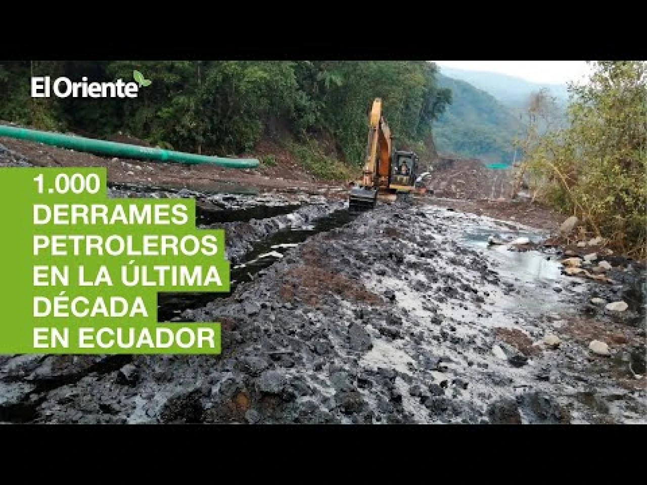 Ecuador registra 1.000 derrames petroleros en la última década
