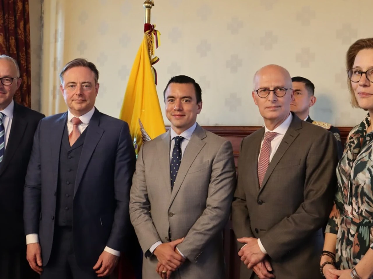 Noboa se reunió con alcaldes europeos para combatir el narcotráfico