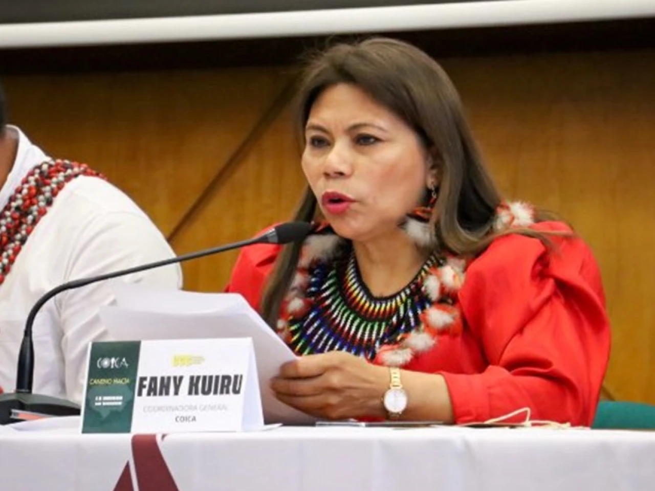Fany Kuiru, líder de la Coica, alertó intento de usurpación de su cargo en Ecuador  