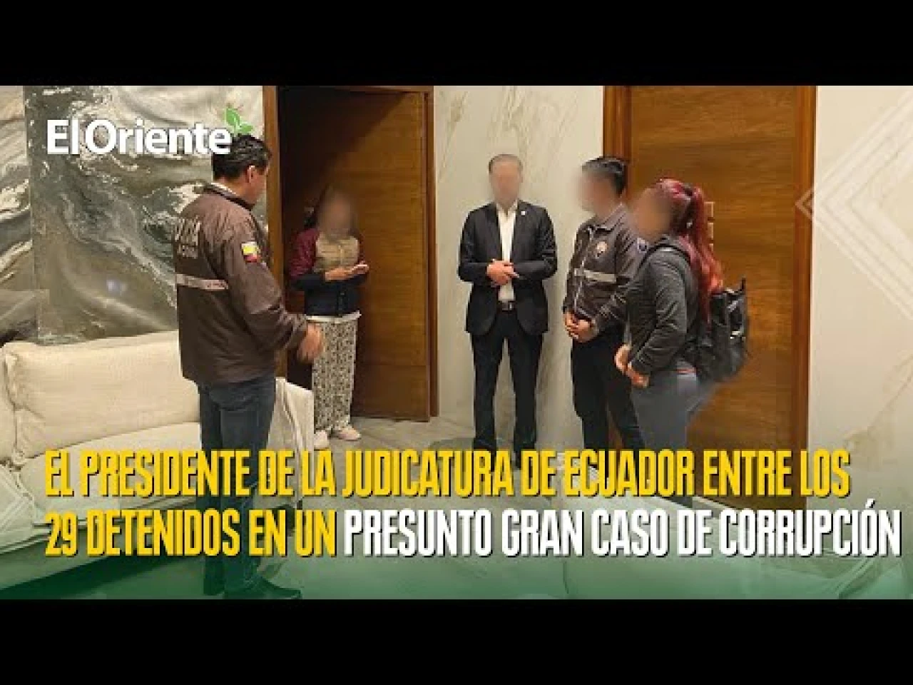 El presidente de la Judicatura de Ecuador entre los 29 detenidos en un presunto gran caso de corrupción