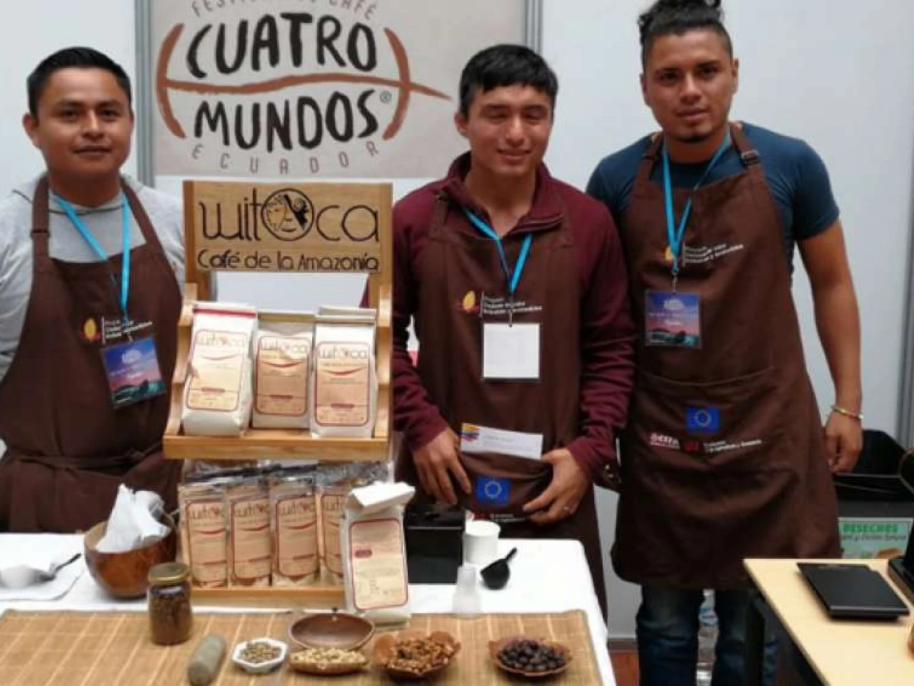 Café de la Amazonía se cata en el Festival Cuatro Mundos Ecuador