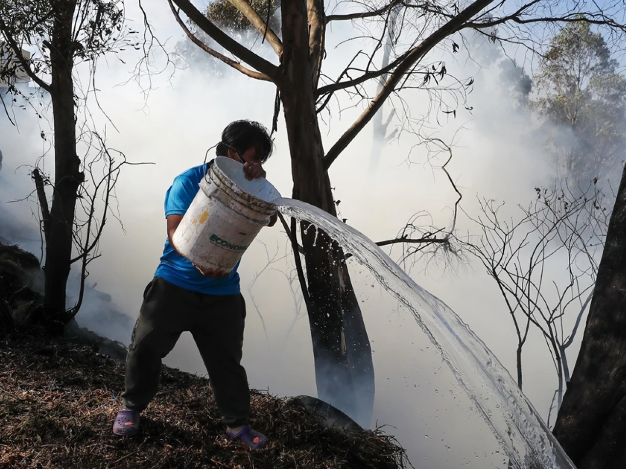 Ecuador tiene 22 incendios forestales activos