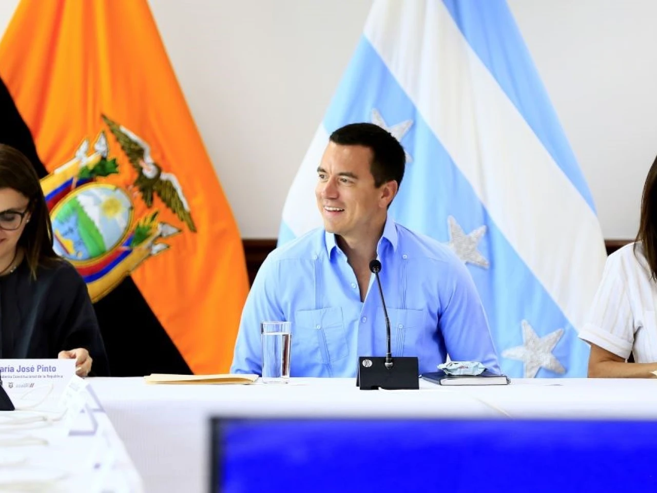Noboa lideró gabinete ministerial en Guayaquil
