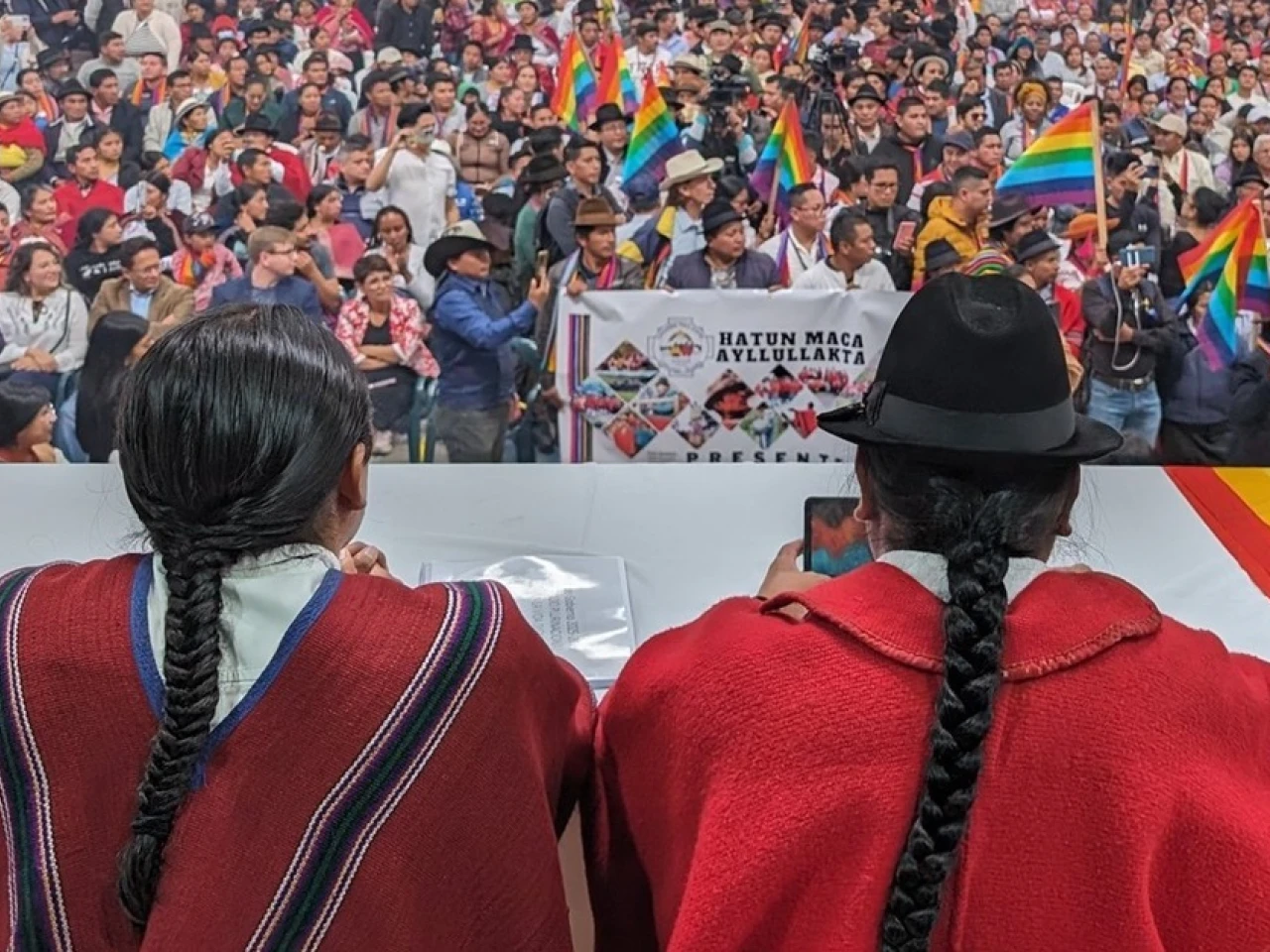 Leonidas Iza aceptó la candidatura presidencial
