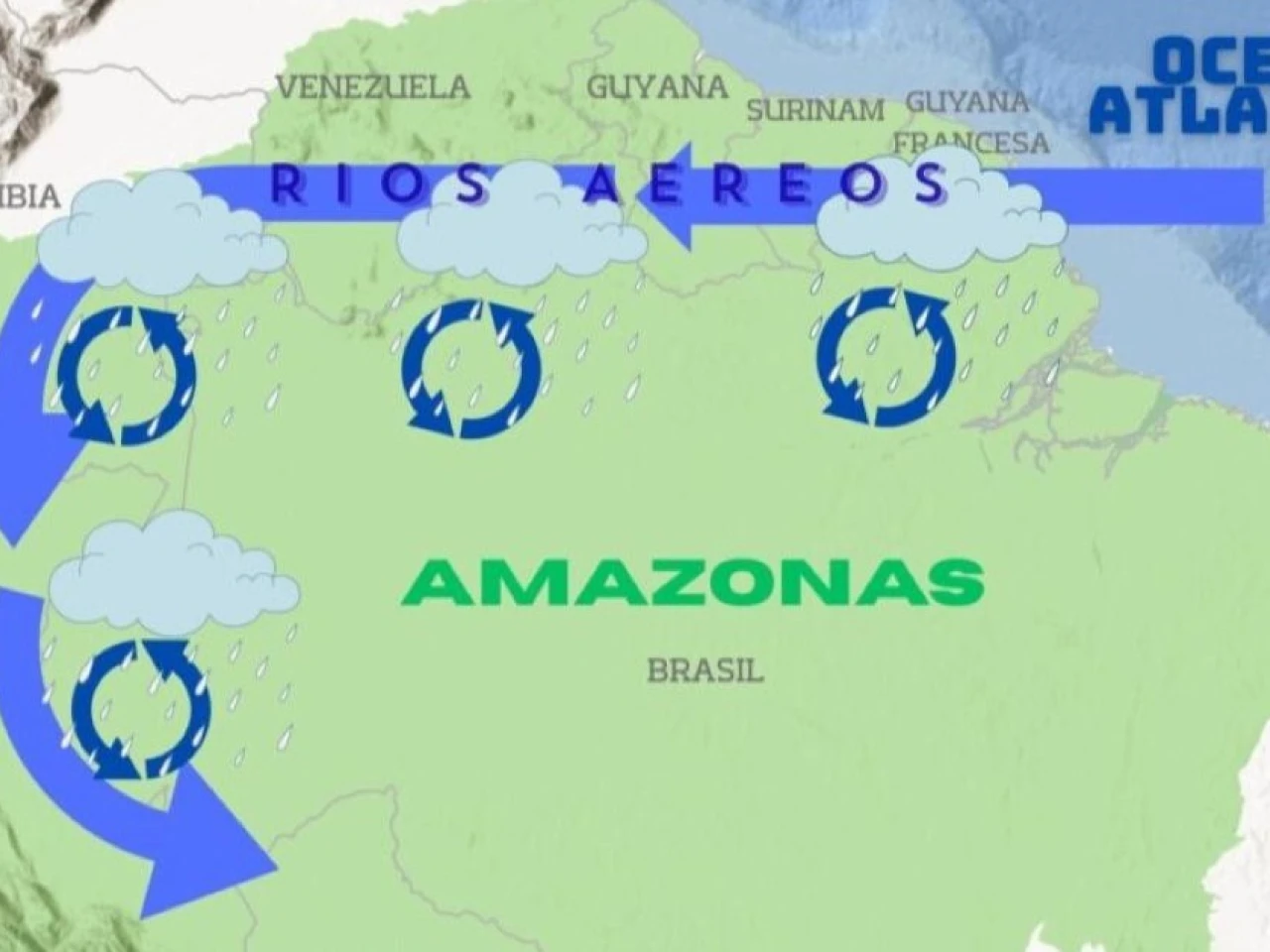 La deforestación amenaza los “ríos aéreos” que sostienen el clima amazónico