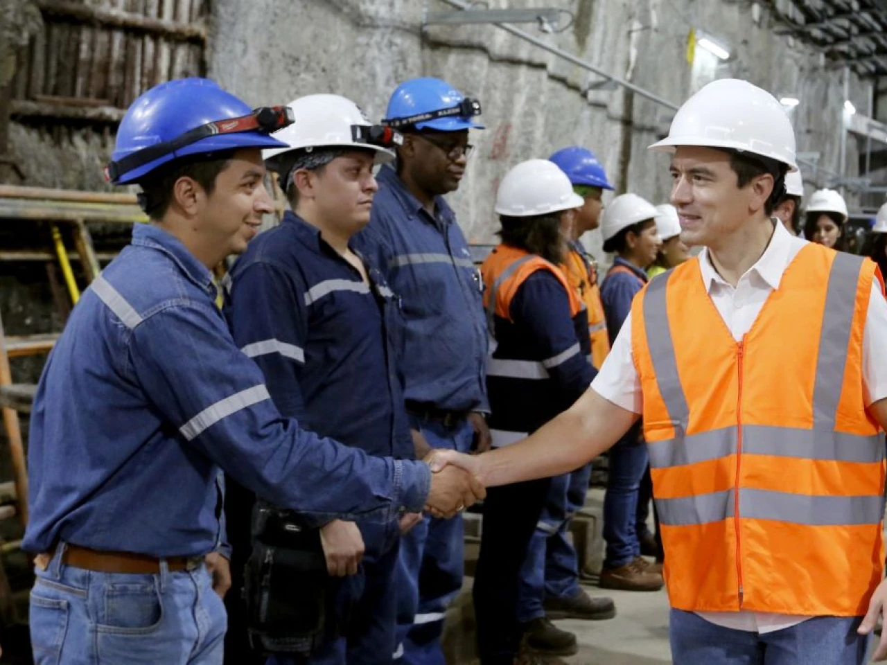 Noboa inspeccionó Toachi Pilatón 