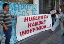 Un grupo de proveedores del Estado se declara en huelga de hambre