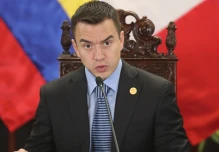 Presidente de Ecuador dispone toque de queda en veinte municipios para reforzar seguridad