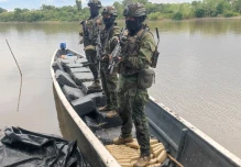 El Ejército decomisó 2,24 toneladas de droga en Playas del Cuyabeno
