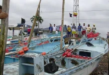 El derrame llega a la reserva marina