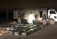 Una tonelada de droga en la Base Aérea de Manta