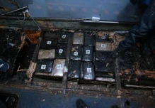 580 paquetes de marihuana fueron descubiertos en bus accidentado en la vía Pifo-Papallacta