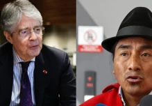 Guillermo Lasso insiste en llamar "terrorista" a Leonidas Iza