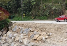 Los trabajos emergentes en el km 36 de la vía Loja-Zamora concluyeron