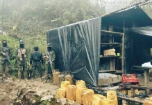 Operativo militar incauta más de 700 explosivos en Zamora Chinchipe