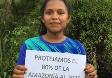 Indígenas lanzan cuenta atrás para proteger el 80 % de la Amazonía para 2025