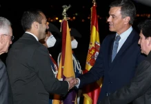Pedro Sánchez llegó a Quito para reunirse con Guillermo Lasso