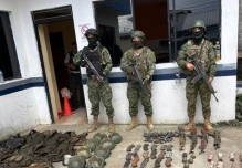 El Ejército halló campamento con fusiles AK en la frontera con Perú