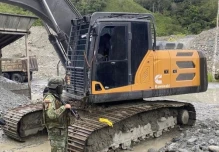 Ejército ejecutó operación contra la minería ilegal en Cumbaratza