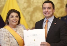 Daniel Noboa condecoró a Wilma Andrade