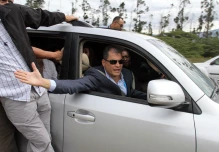 Rafael Correa parte a Bélgica con un gran resguardo y en medio de un gran operativo de seguridad