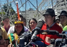 Marchas antimineras se llevaron a cabo en 10 de las 24 provincias
