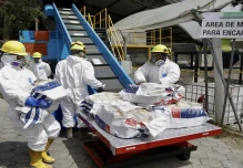 Ecuador destruyó 450 toneladas de droga durante 2023