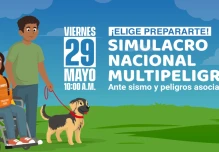 Perú realizará Simulacro Nacional Multipeligro este 29 de mayo para fortalecer la prevención ante desastres