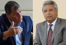 La confrontación entre el presidente Lenín Moreno y Rafael Correa sube