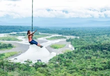 La soga de Tarzán, una atracción de Pastaza