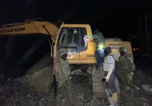 4 excavadoras utilizadas para minería ilegal fueron incautadas en Gualaquiza 