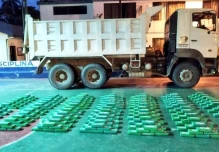 La Policía halló media tonelada de cocaína escondida en un camión en Napo