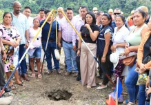 Misahuallí: la primera piedra del puente fue colocada