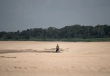 El río Negro, el mayor afluente del río Amazonas, alcanza mínimos históricos