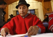 Tribunal aplazó el juicio a Leonidas Iza, procesado por protestas