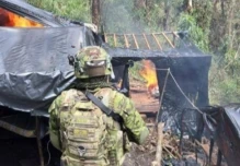 26 campamentos de minería ilegal fueron destruidos en Azuay