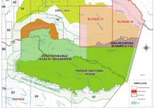 Gobierno de Ecuador presenta mapa que delimita nueva Zona Intangible en el Yasuní