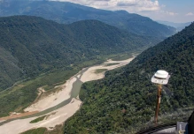 El levantamiento topográfico de la variante del SOTE se llevó a cabo