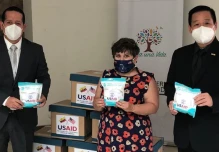 Sangay: EE.UU. entregó 10 mil mascarillas