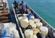 La Armada incautó 1,44 toneladas de cocaína cerca de Galápagos