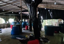 2 laboratorios de procesamiento de cocaína fueron hallados en San Lorenzo
