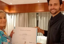 Bo Derek es nombrada embajadora turística de Ecuador