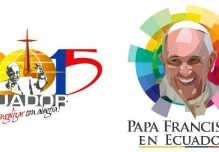 Polémica por uso de imagen del Papa en logo oficial