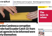 Caminosca, la lista relegada en Ecuador
