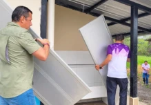 Comunidad Shuar Yawi inauguró batería sanitaria en centro educativo