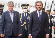 Lasso llegó a Argentina para primera visita oficial