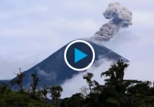 El Instituto Geofísico reporta un leve incremento en la actividad del volcán Reventador